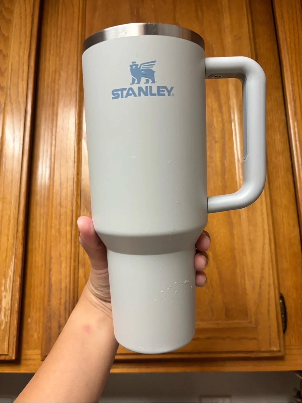 Stanley Light Blue Insulated Travel Mug with Handle